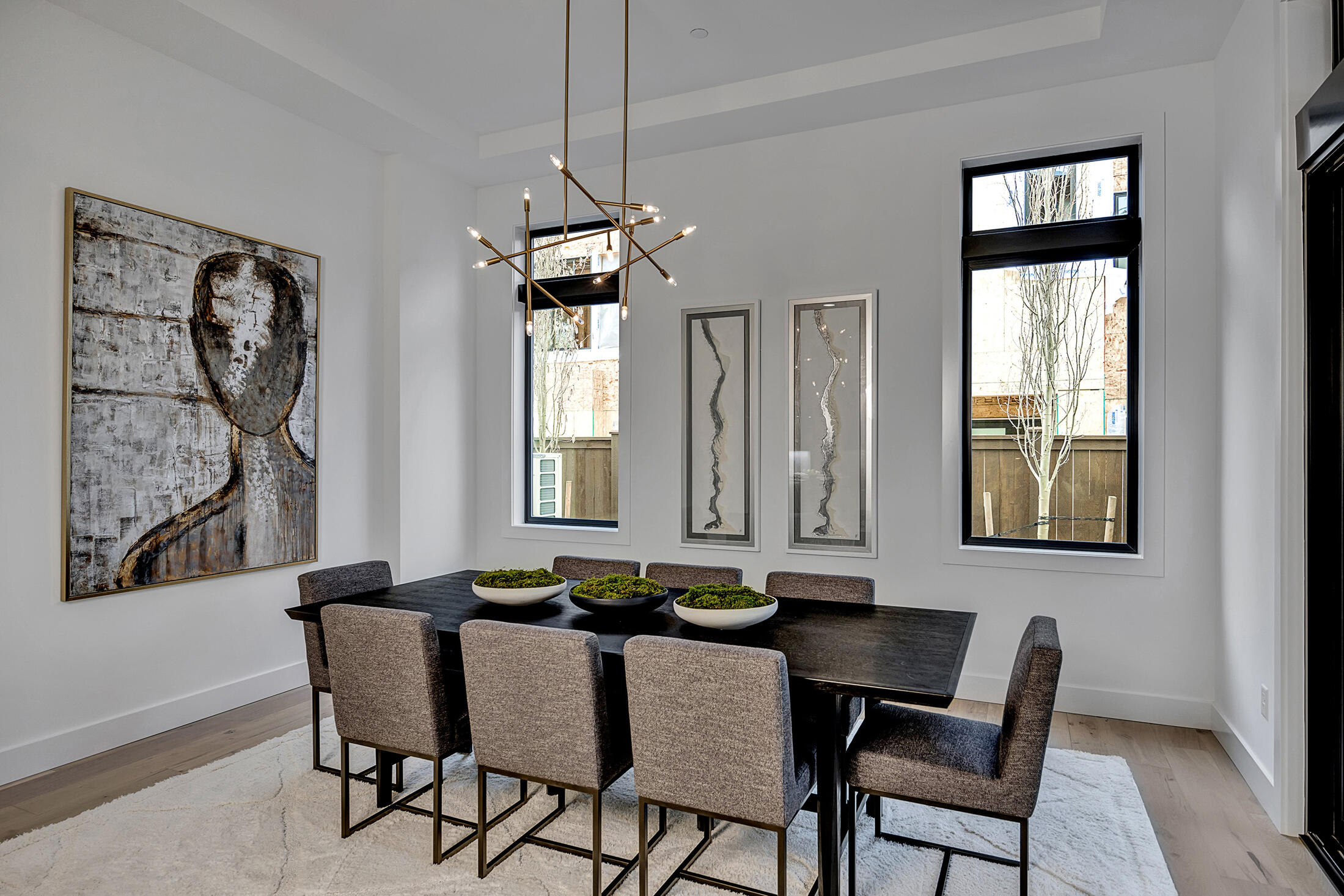 Decorus Reserve Luxury Model Home Staging Dining Room