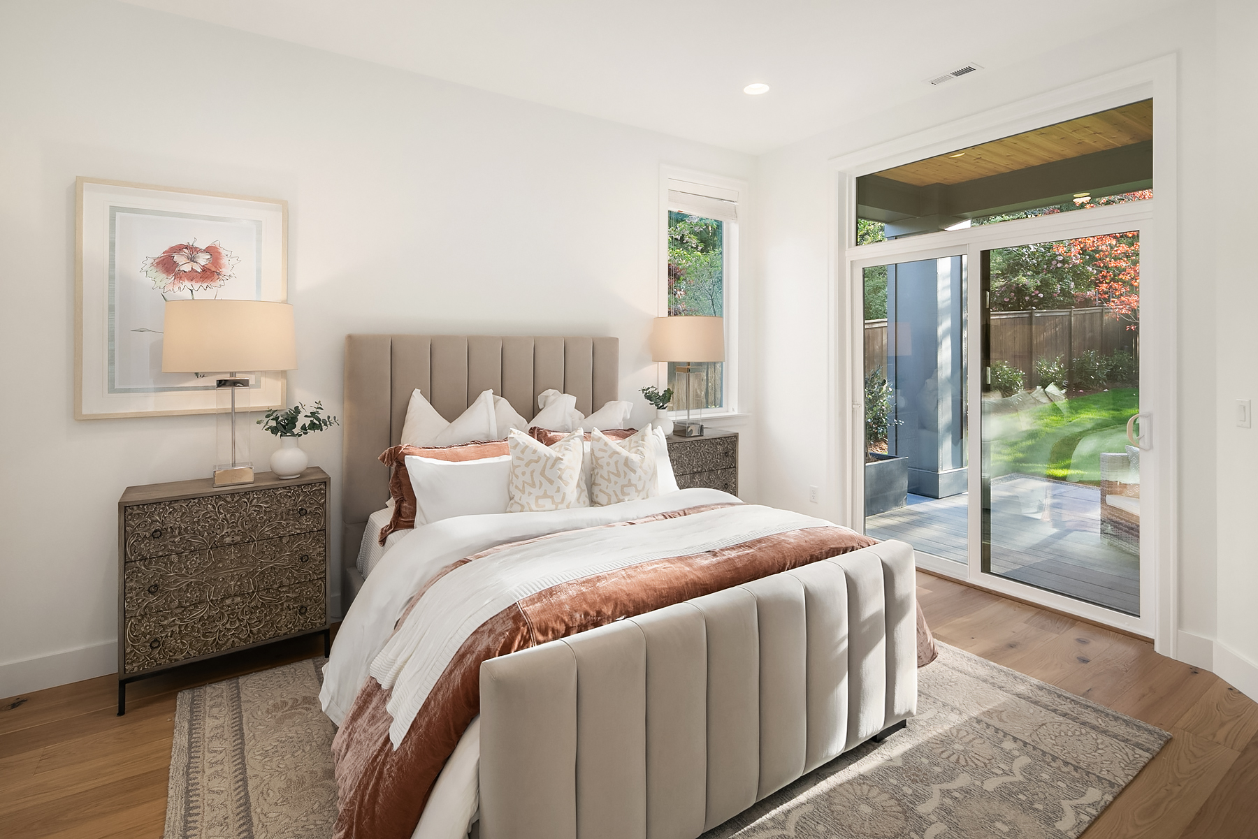 Decorus Reserve Luxury Model Home Staging Guest Suite