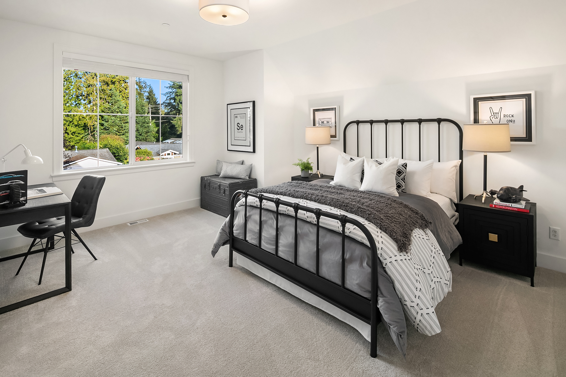 Decorus Reserve Luxury Model Home Staging Teen Room