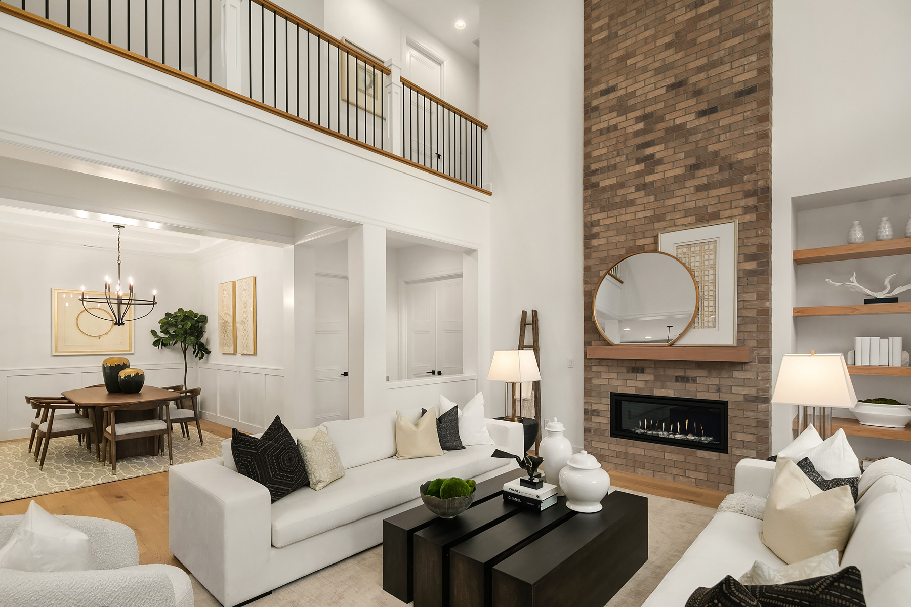 Decorus Reserve Luxury Model Home Staging Living Room - Neutral